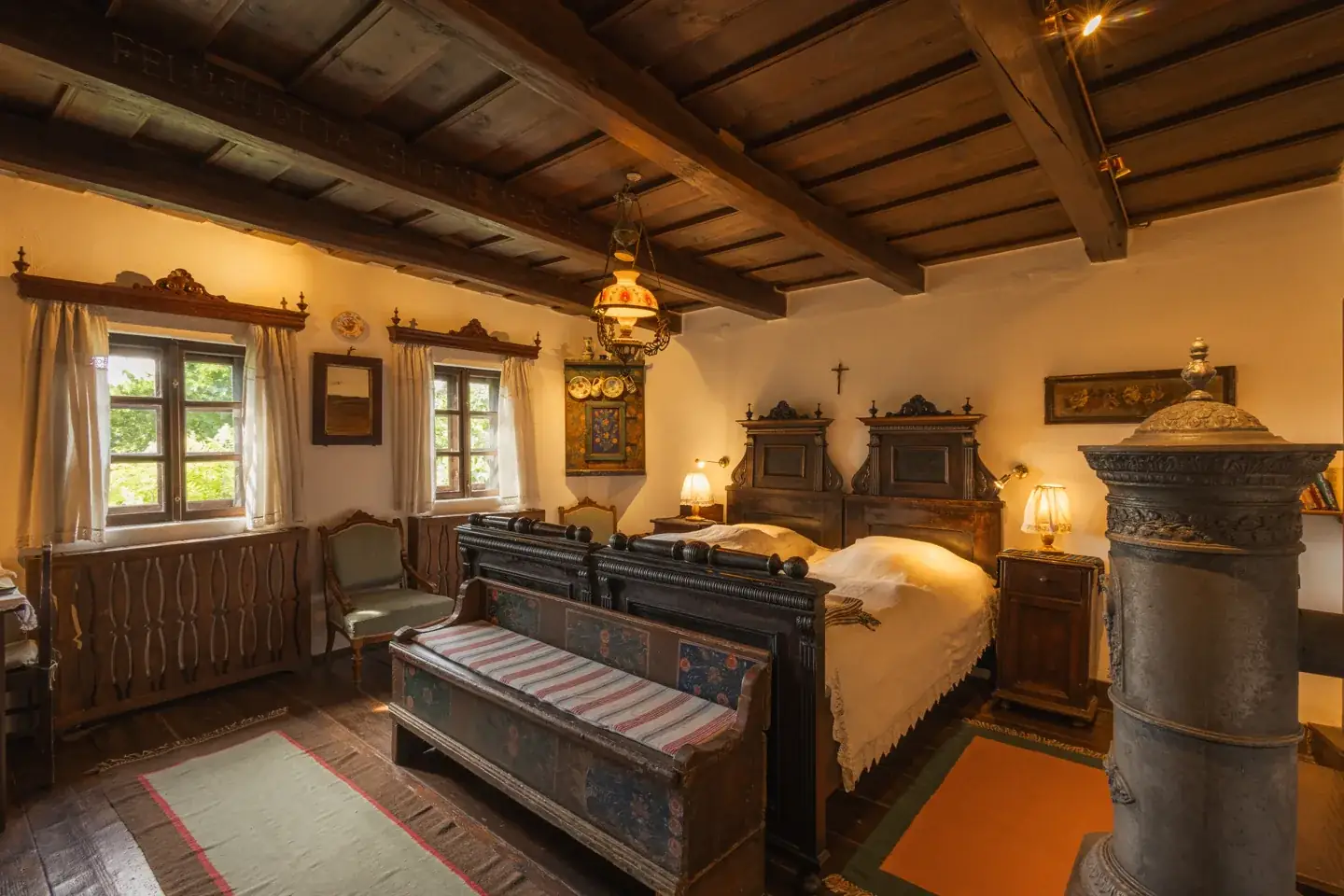 Traditional Count Kálnoky guesthouse in the village