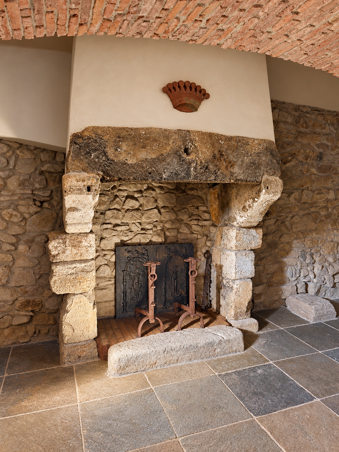 Historic fireplace